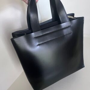 FURLA Sleek Black Tote Bag